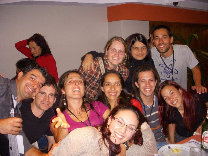 Group of early career scientists with José at the SCAR Conference